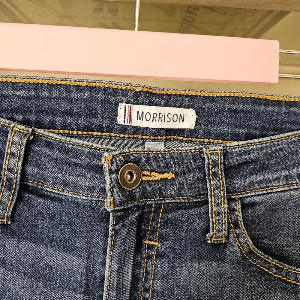 Morrison Raw Hem Bootcut Jeans - Picture 3 of 8